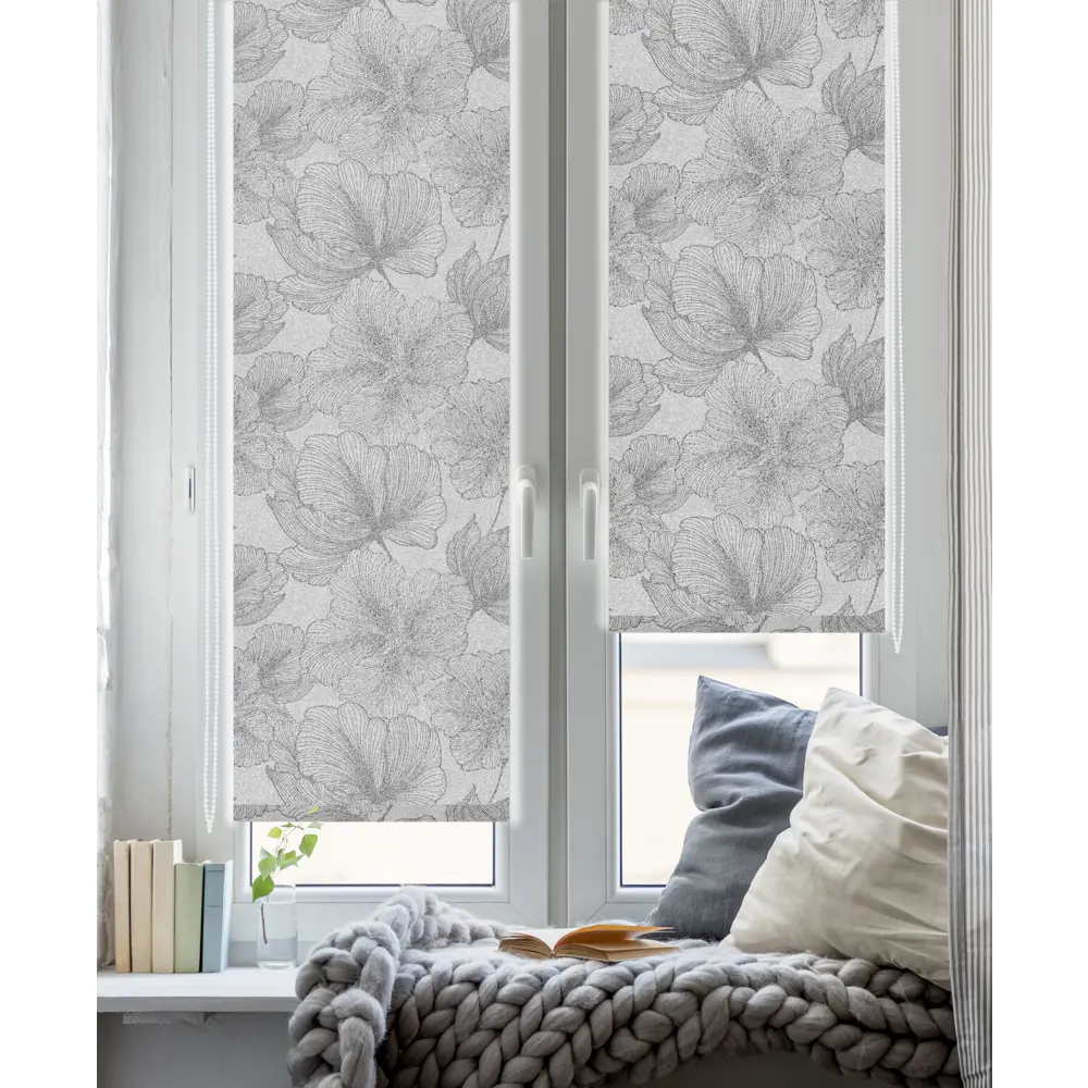 Штора рулонная Nature 120x175 см серая 82934365 STLM-2085437 GARDEN - Вид №6