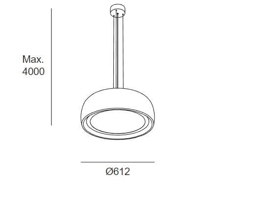 Ткань светодиодный подвесной светильник LedsC4 Гонг ARCH-00097594 - Вид №17