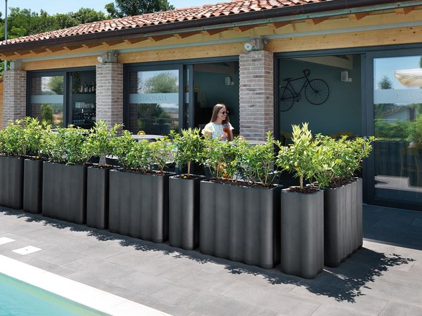 Lyxo Design Кашпо из полиэтилена прямоугольной формы  Fi308-cm0090  - Вид №1