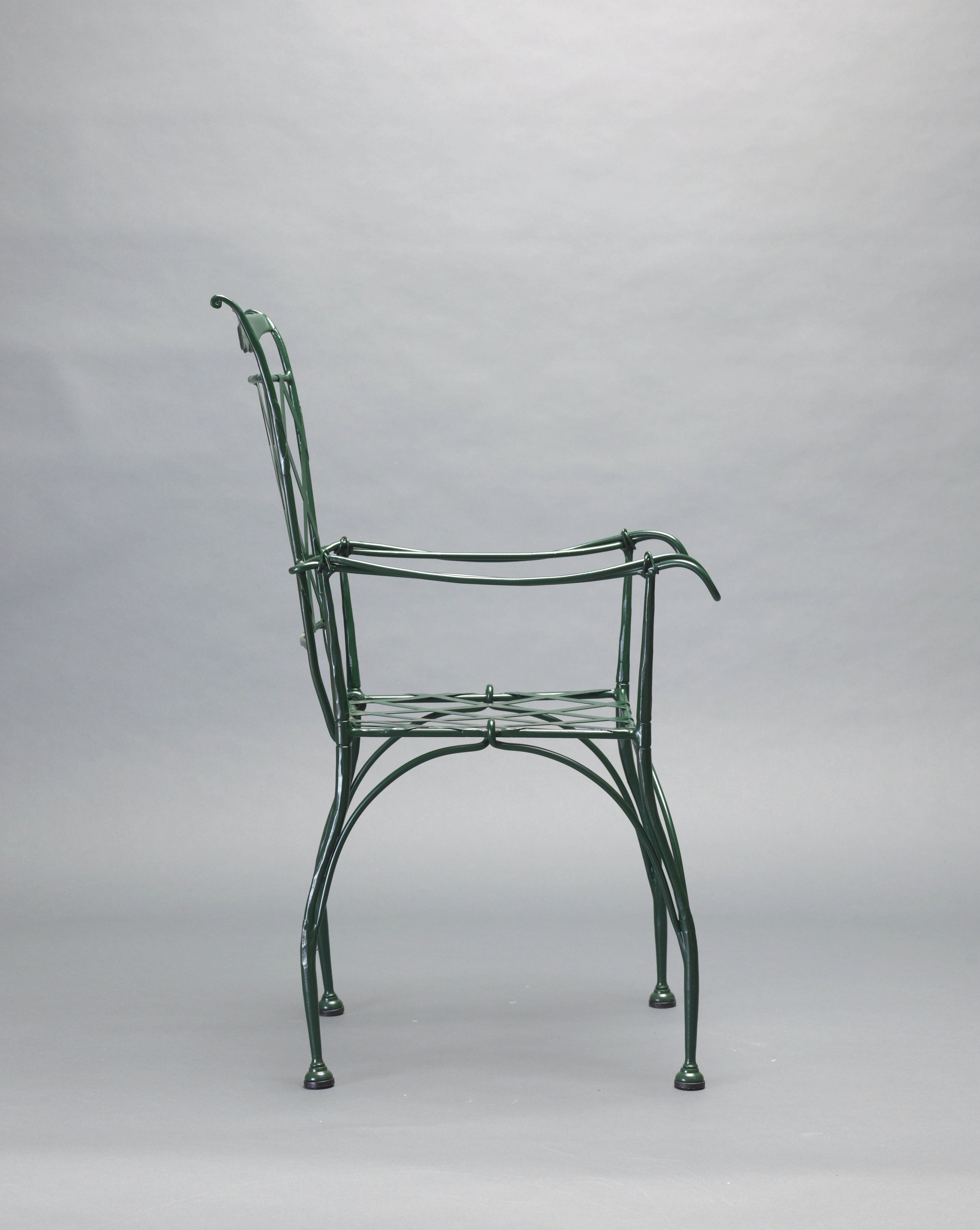 Садовый стул из нержавеющей стали с подлокотниками OFFICINACIANI Florio ARCH-00142268 - Вид №2