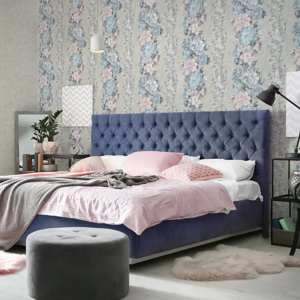 Обои флизелиновые Wall Decor Клэр серые 1.06 м 75073-46 83235920 STLM-2060344 - Вид №3
