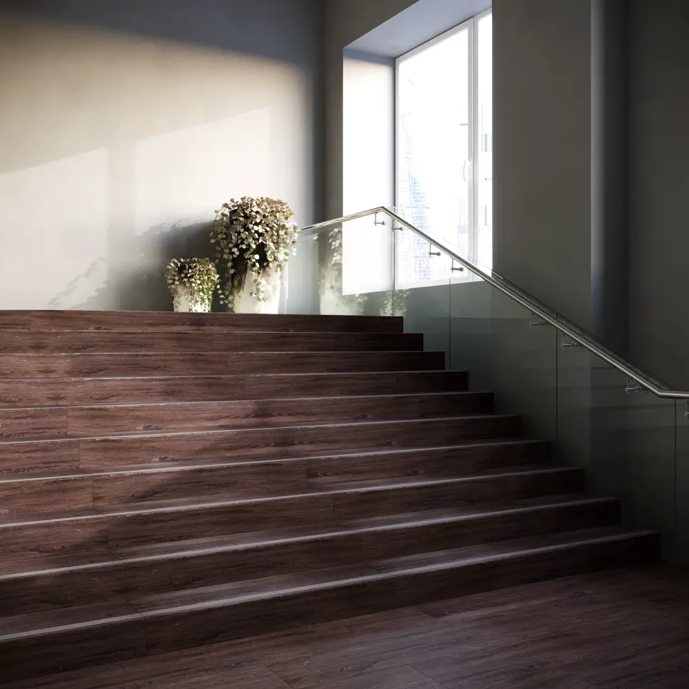 Estima Sun Deck - керамогранит под дерево темно-коричневый 19.4х120 см 82712475 STLM-0034632