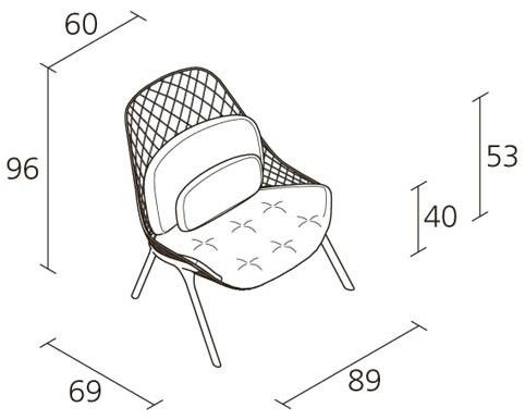 Alias Садовое кресло из стали с порошковым покрытием Gran kobi sun-id-1398329 - Вид №5