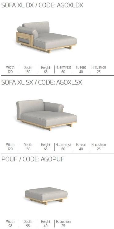 Talenti Садовый диван из модульной ткани Argo sun-id-1463075 - Вид №14