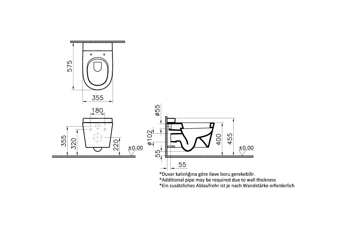 5173B003-1686 Биде Vitraglobal Nest - Вид №1