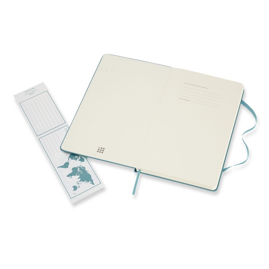 Блокнот Moleskine CLASSIC LARGE, нелинованный, голубой 1048956 - Вид №2