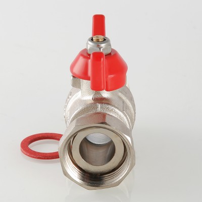 VT.260.N.0404 Кран шаровой с накидной гайкой и наружной резьбой Valtec 1/2"  - Вид №2