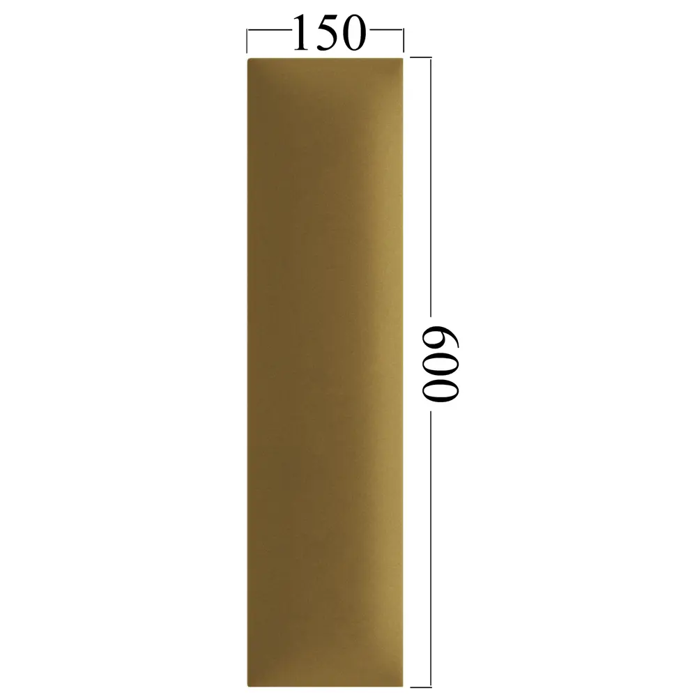 Панель тканевая Vilo 150x600 мм цвет горчичный 85517696 STLM-2066126 Santreyd  - Вид №6