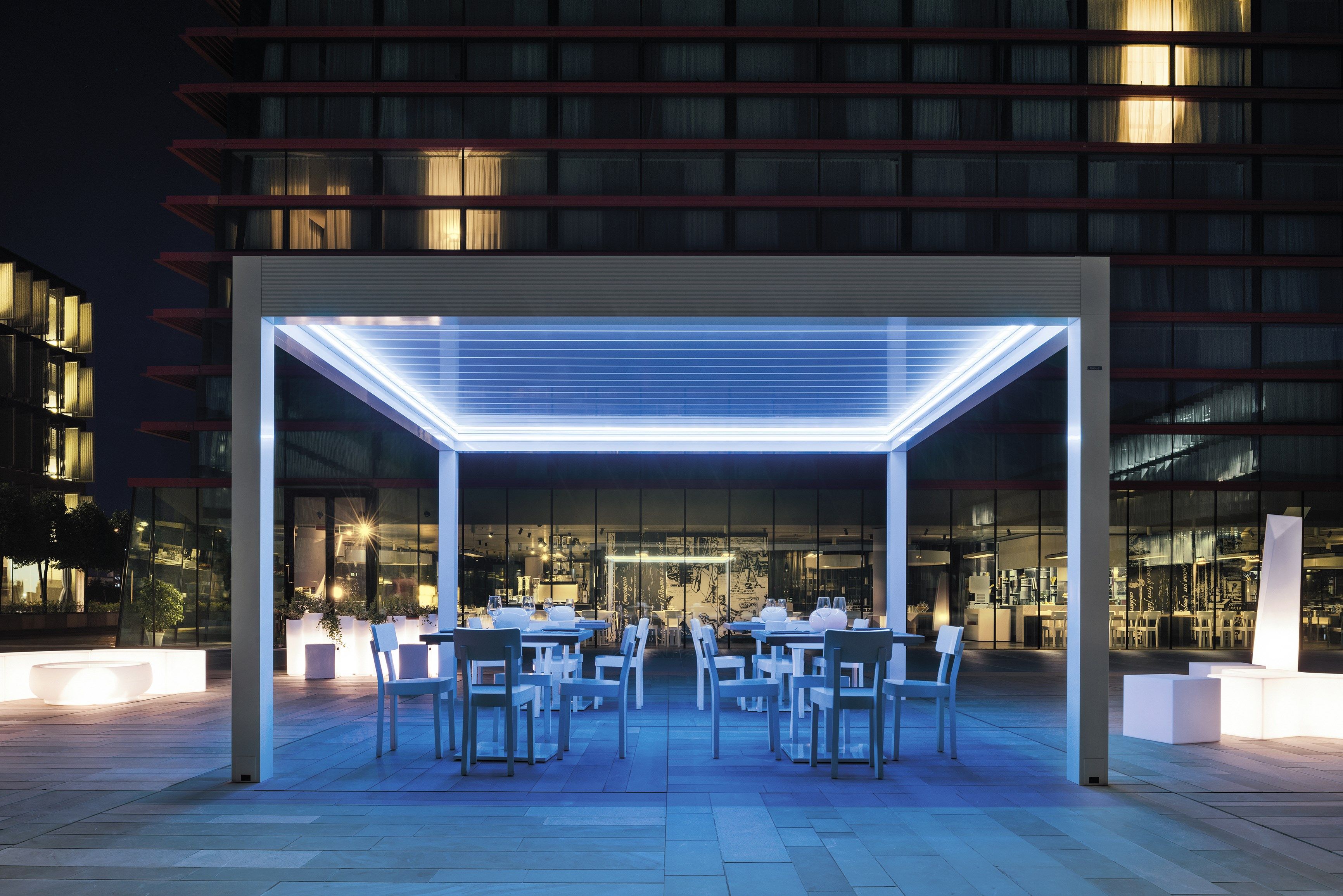 Самонесущая беседка с поворотными решетками GIBUS TWIST ARCH-00101753 - Вид №4