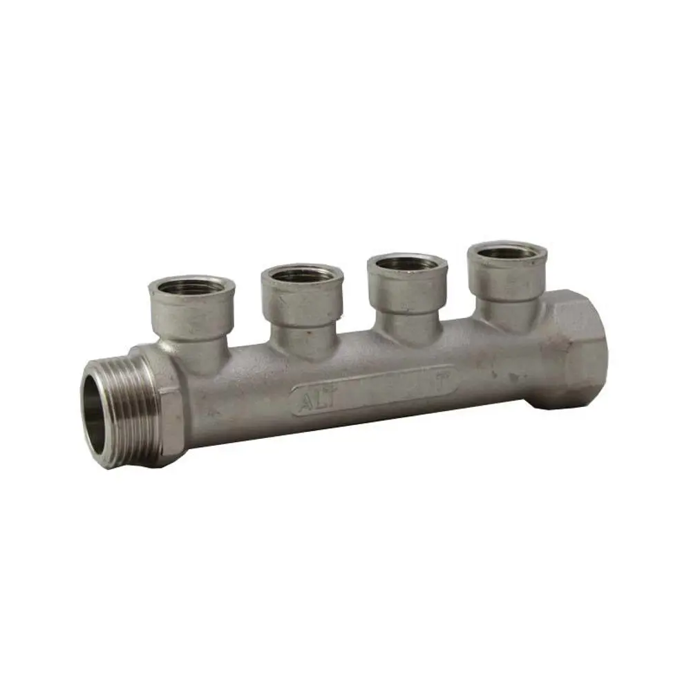 Коллектор с внутренней резьбой на 4 выхода, 1"х1/2" 82101846 STLM-2205987 Santreyd 