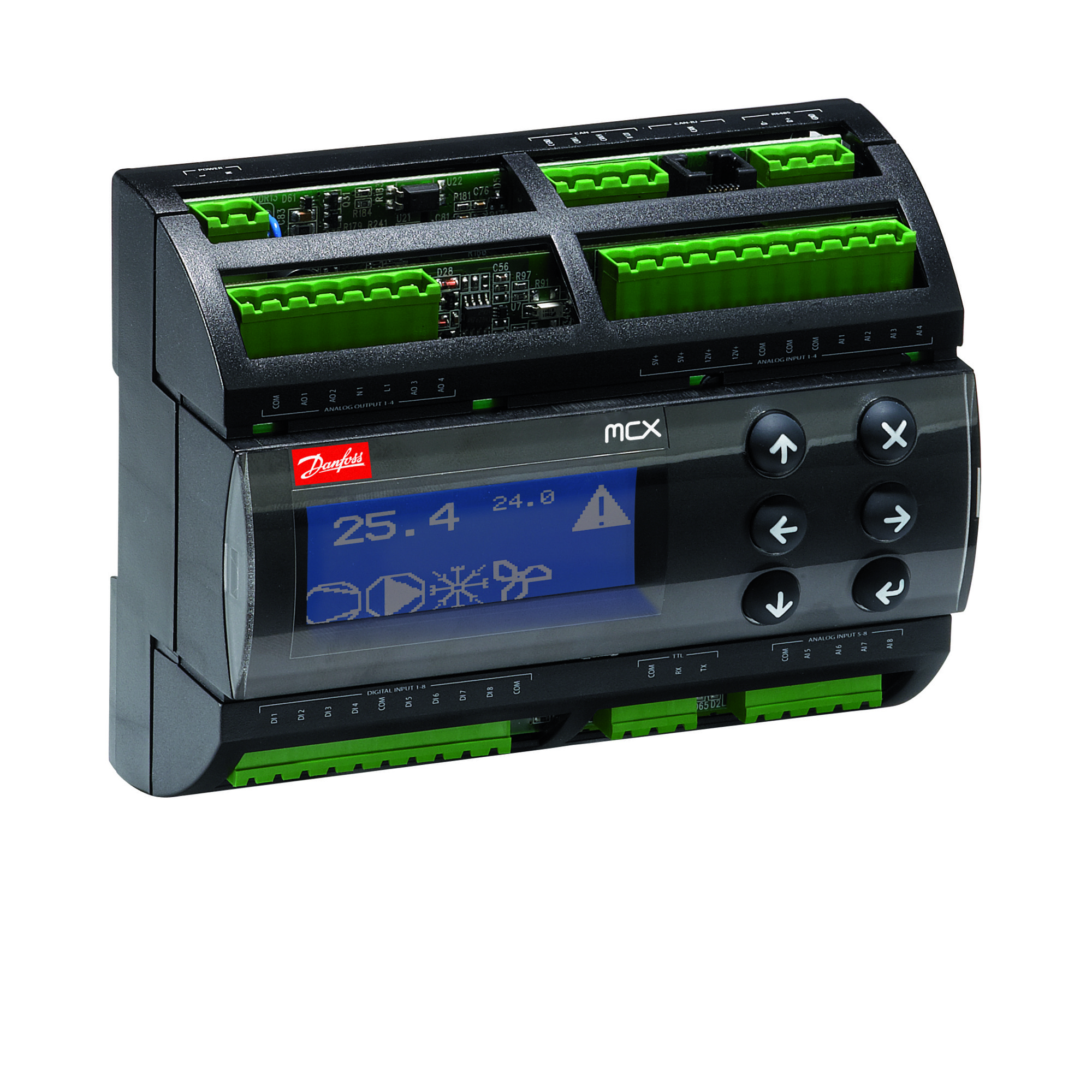 Danfoss MCX 08M2 MCX08M2 контроллер программируемый 080G0314  - Вид №3