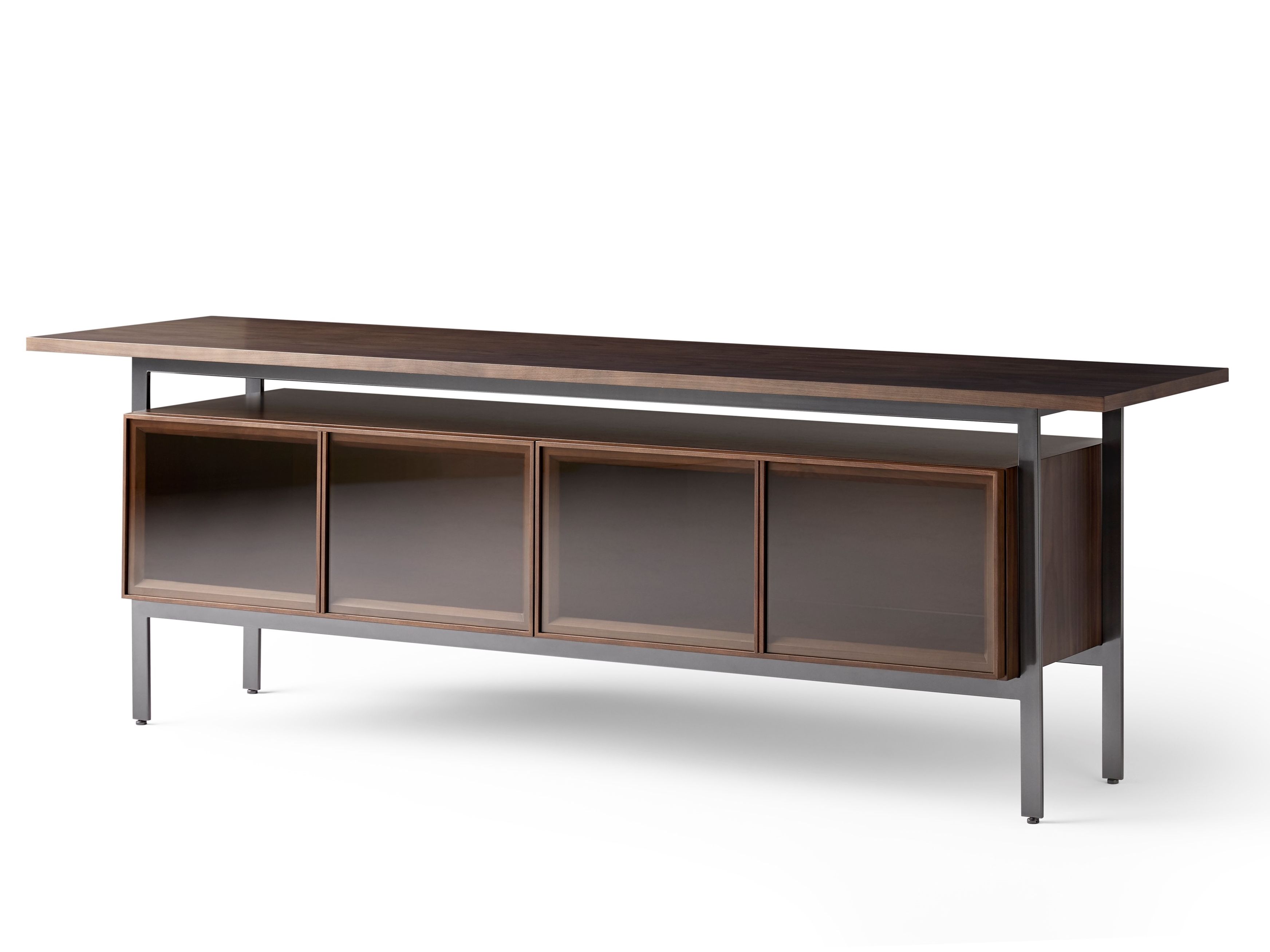 Шкаф из дерева и стекла с откидными дверями Punt Чикаго ARCH-00074008 - Вид №39