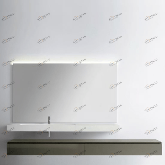 Комбинация ванной комнаты P107 в отделке NEXT 90 Corian/Muschio MILLDUE PURO PURO107