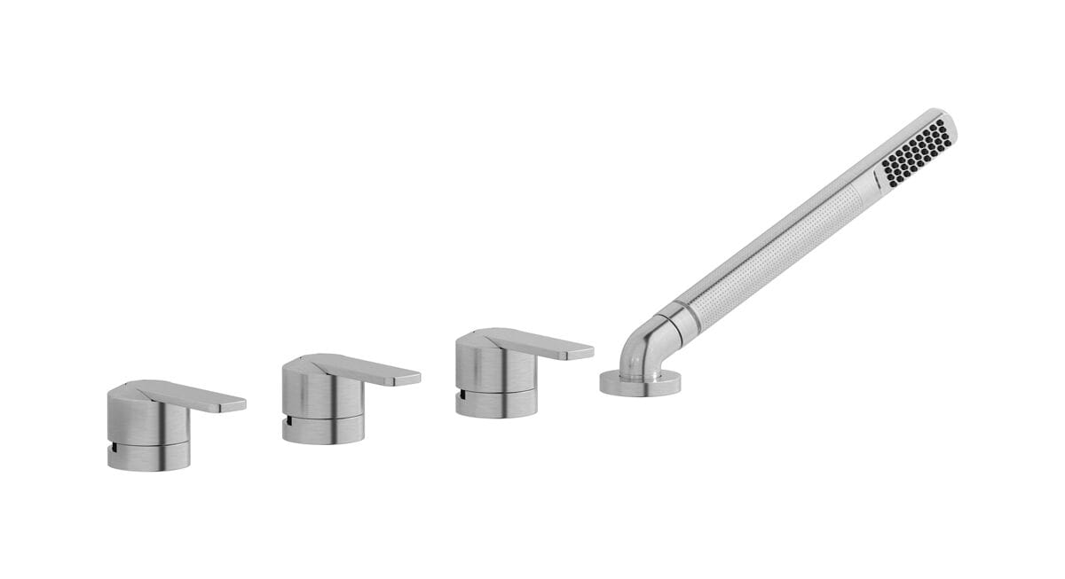 Смеситель для ванны с 4 отверстиями и ручным душем IB C-67 ARCH-00029720 - Вид №12