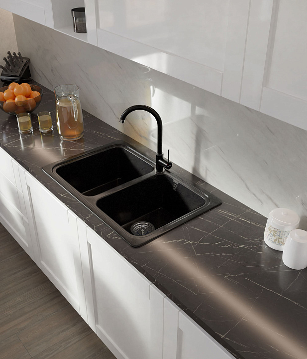 Кухонная мойка Искусственный камень STANDART S136 GranFest S-780K-S136 - Вид №5