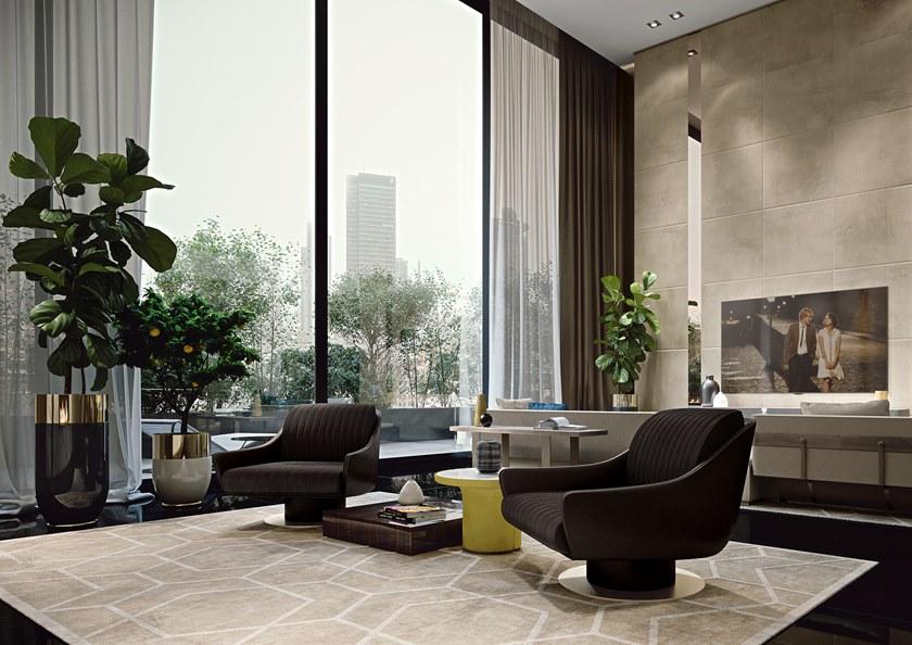 Longhi Кресло поворотное с подлокотниками Loveluxe 2019 – rhythm collection sun-id-1357347 - Вид №2