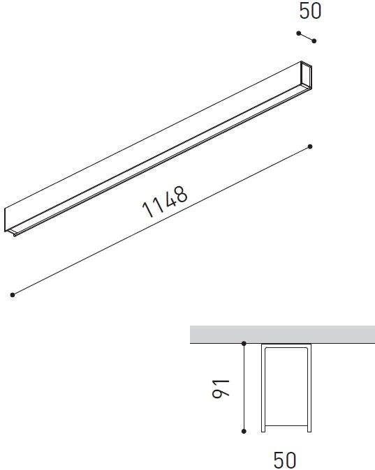 Arkoslight Алюминиевый светодиодный потолочный светильник Fifty surface sun-id-1435154 - Вид №7