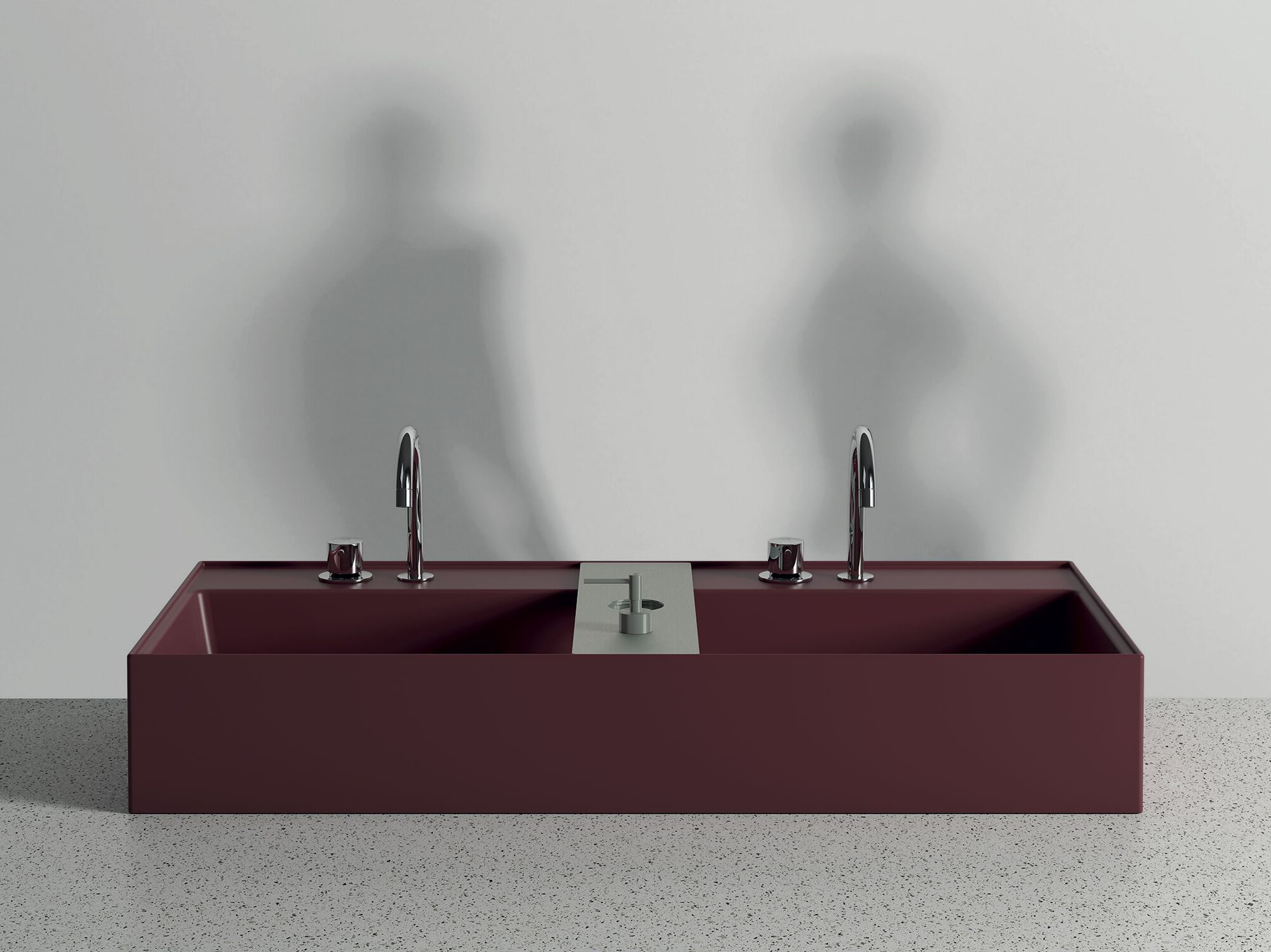 Керамическая прямоугольная двойная раковина Domus Falerii Lavatrucco ARCH-00095842