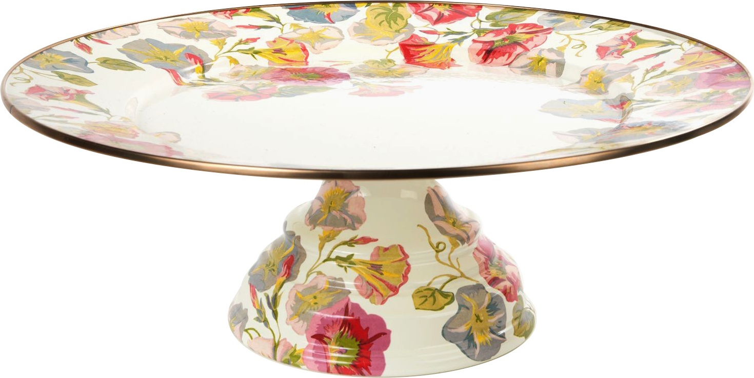 10623714 Mackenzie-Childs Блюдо сервировочное на подставке 40 см Металл 