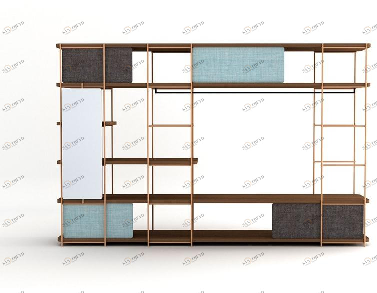 Momocca Гардеробная из стали и дерева Julia Jv05