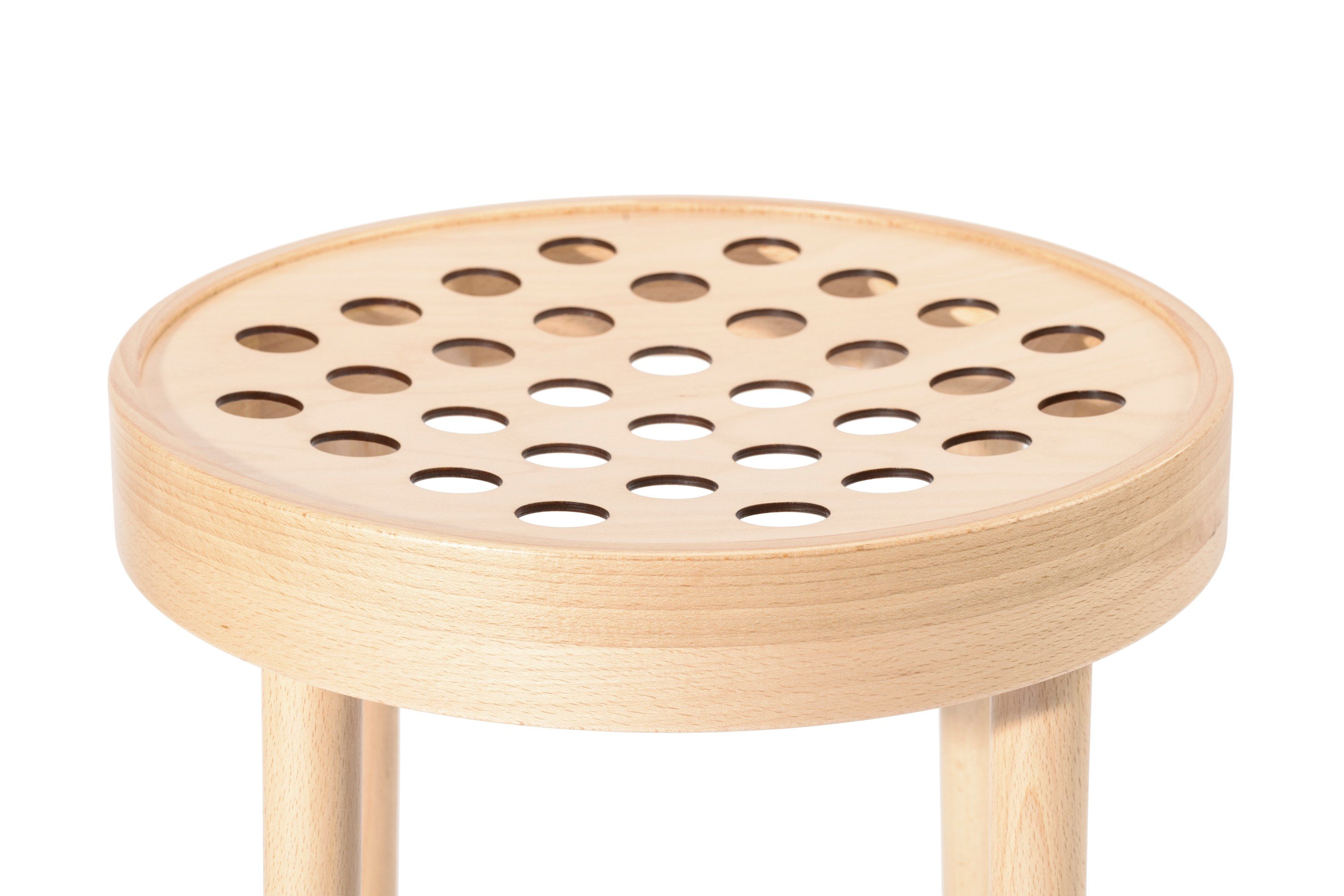 Высокий деревянный барный стул с подставкой для ног TON 822 ARCH-00090162 - Вид №32