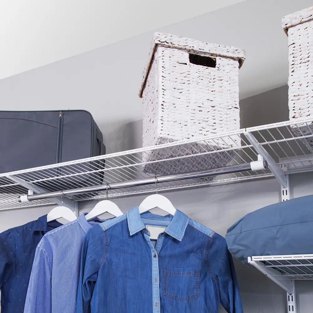 Штанга для гардероба НСХ 100 см хромированная сталь 81961407 STLM-0015546 - Вид №3