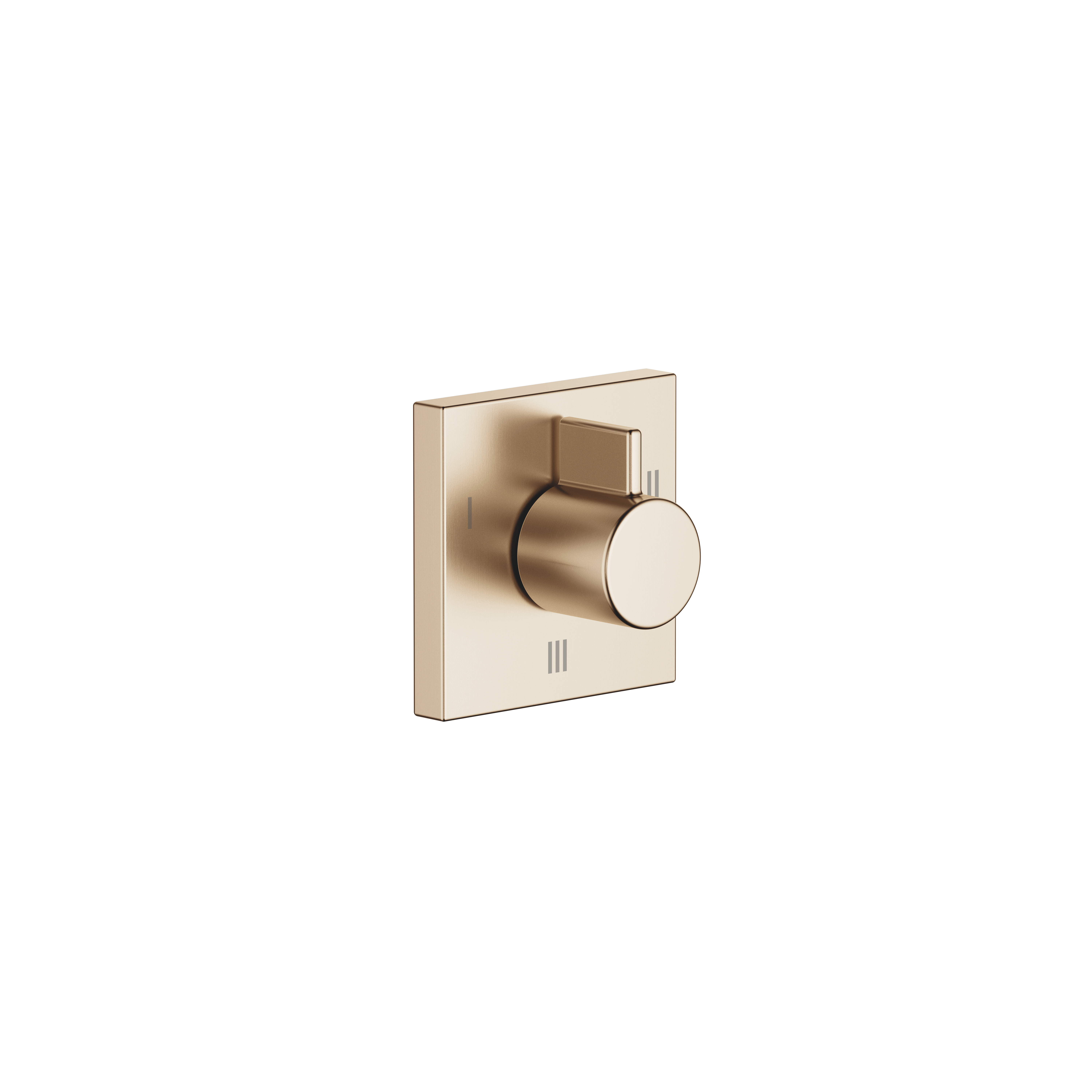 SYMETRICS Скрытый трехходовой переключатель – Brushed Champagne (22-каратное золото) DornBracht 36210985-46