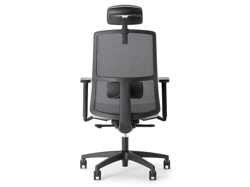 Поворотный сетчатый офисный стул с подлокотниками 5 спиц Nahu гармония ARCH-00091925 - Вид №2