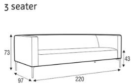 Sits 3-х местный тканевый диван sun-id-1447137 - Вид №9