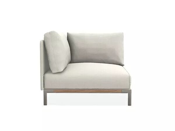 Тканевое угловое садовое кресло с подлокотниками Ethimo Baia ARCH-00093329