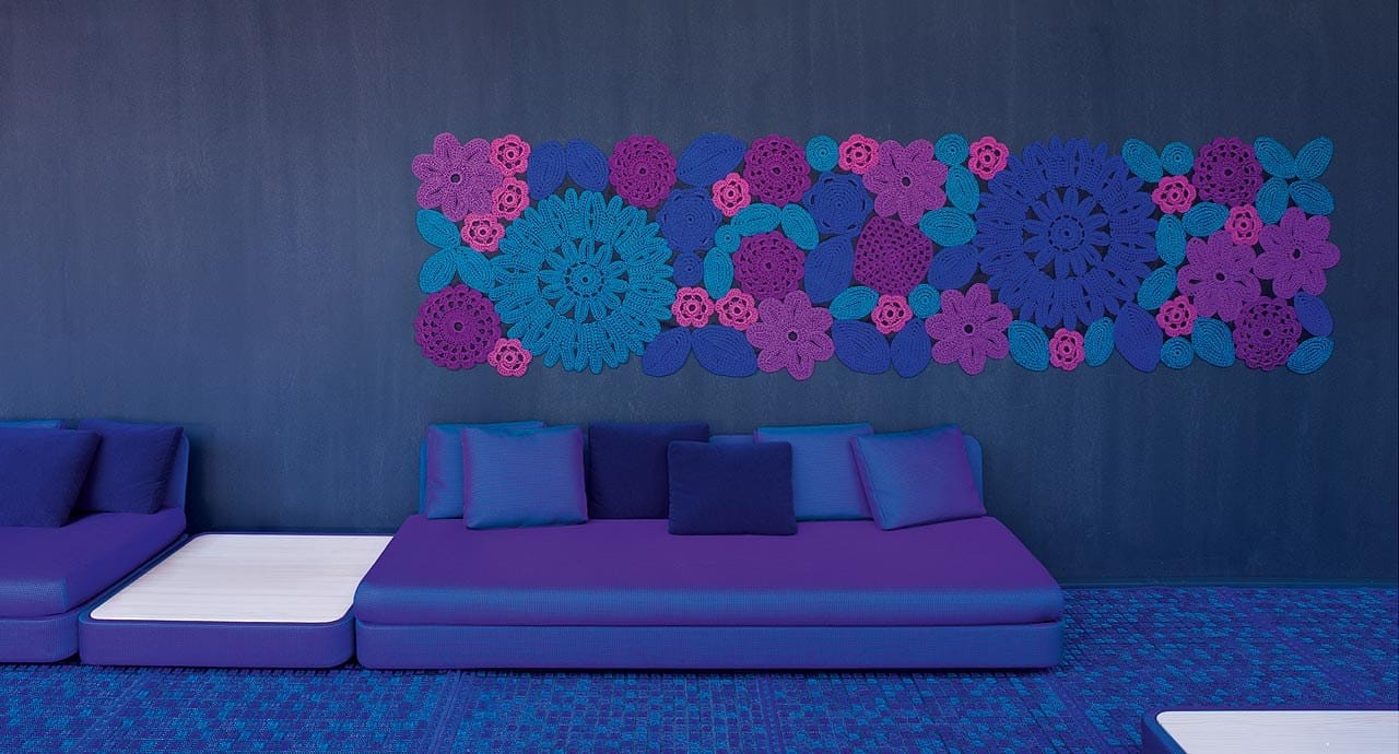 Прямоугольный цветочный ковер ручной работы Paola Lenti High Tech ARCH-00082263 - Вид №3