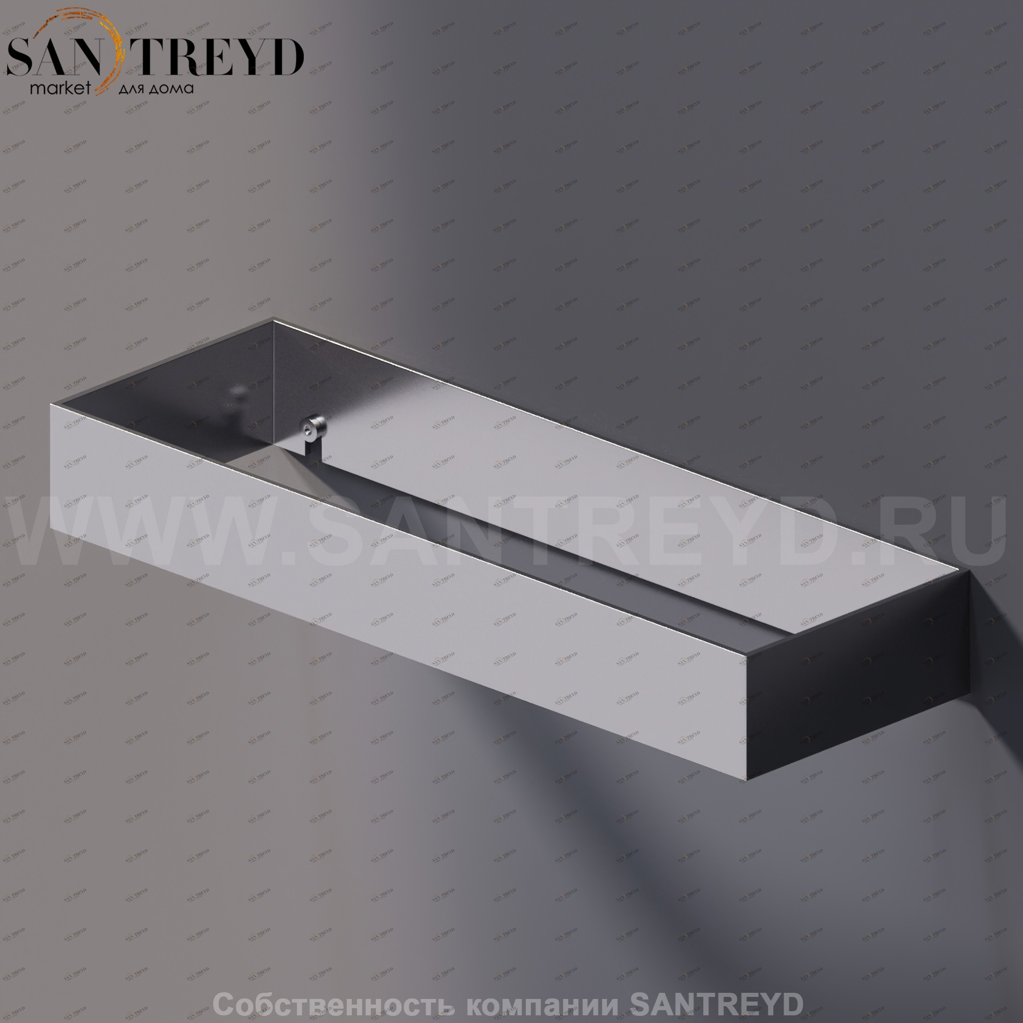 Agape 369 Базовый опорный элемент / Полотенцедержатель 36 см хромированный A369200A