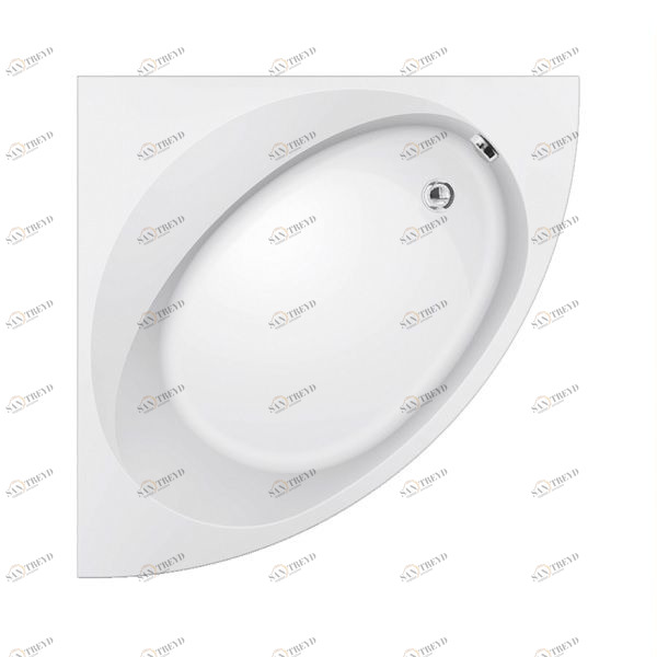 Ванна угловая Nova 140/140 см с гидромассажем 2NVB4N3 Gruppo Geromin 