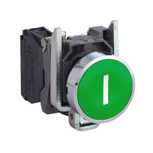 XB4BA3311 Кнопка Harmony 22 мм, IP66, Зеленый Schneider Electric Кнопки и лампочки