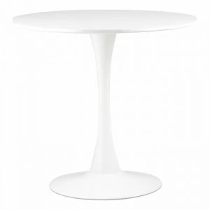 Обеденный стол круглый белый 80 см Tulip STOOL GROUP  00-3881917 Белый