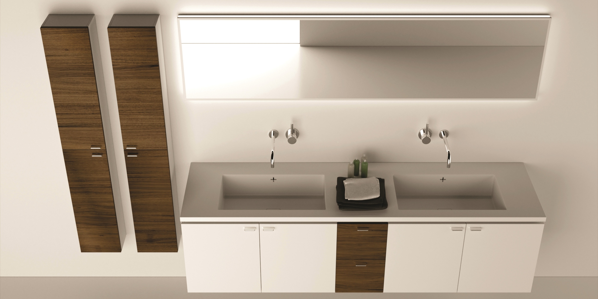 PLE09200 Накладная раковина на столешницу  овальная MOMA Design PIANOLUCE LED - Вид №1