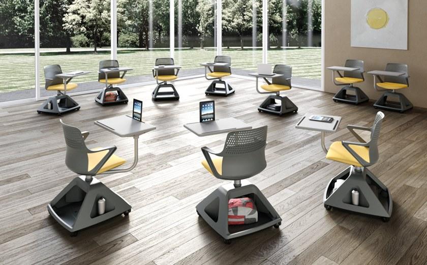 IBEBI Стул для конференций из полипропилена с откидной крышкой Rover evo sun-id-1378244 - Вид №3