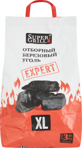 SuperGrill Березовый уголь отборный для мангала и гриля 3 кг 85033948