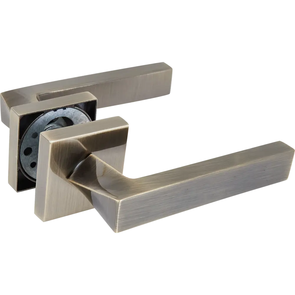 Дверные ручки 136 Q комплект цвет бронза 85221040 STLM-2178003 Santreyd 