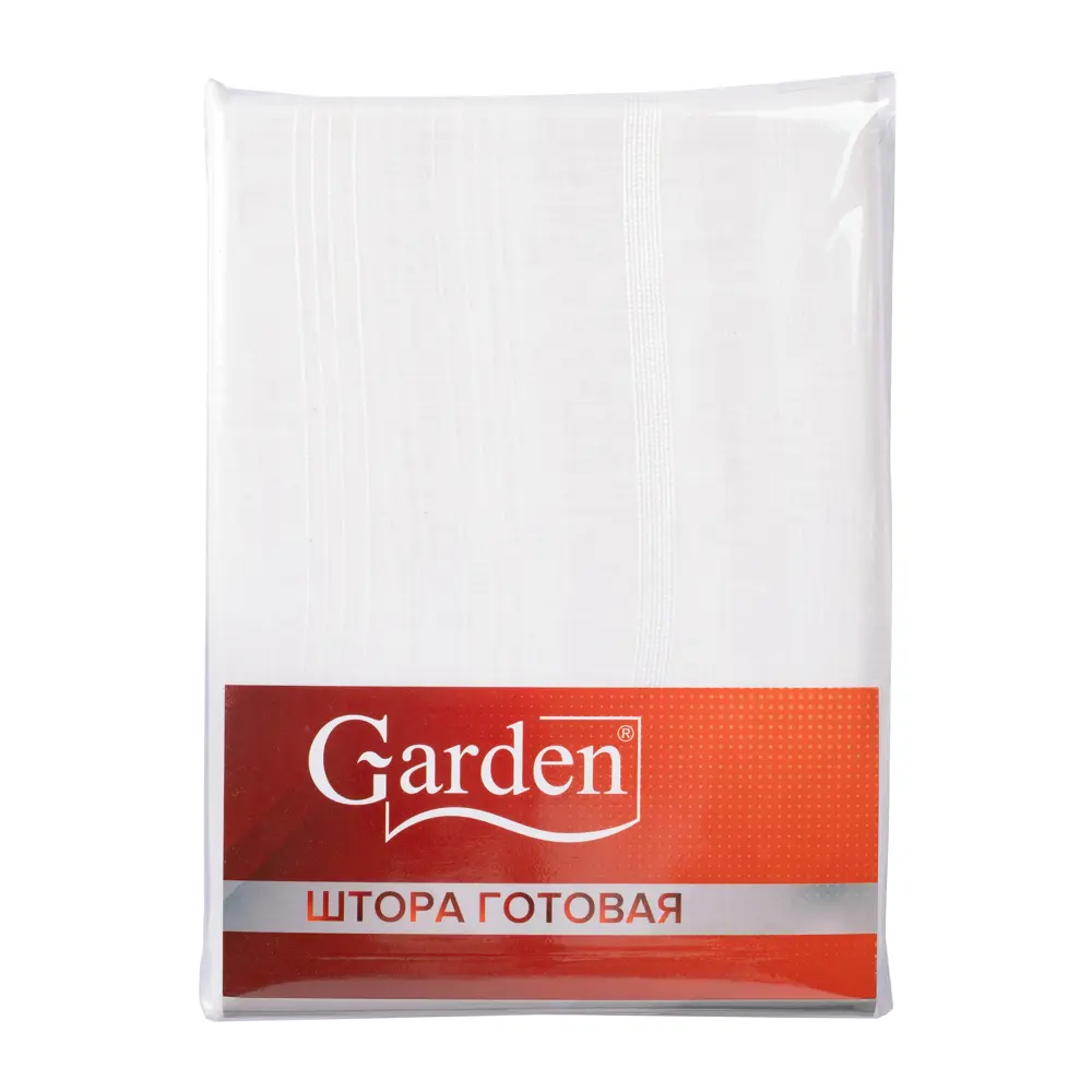 Тюль на ленте 250x280 см батист полосы цвет белый GARDEN STLM-2123927 - Вид №5