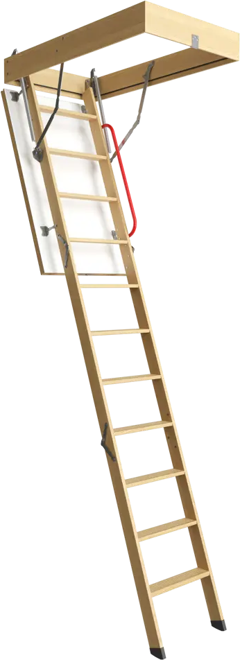 Santreyd Prime - чердачная лестница 4-секционная из массива сосны 87542883