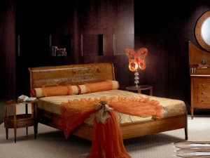 Carpanelli Двуспальная кровать в зебрано Zebrano Le01