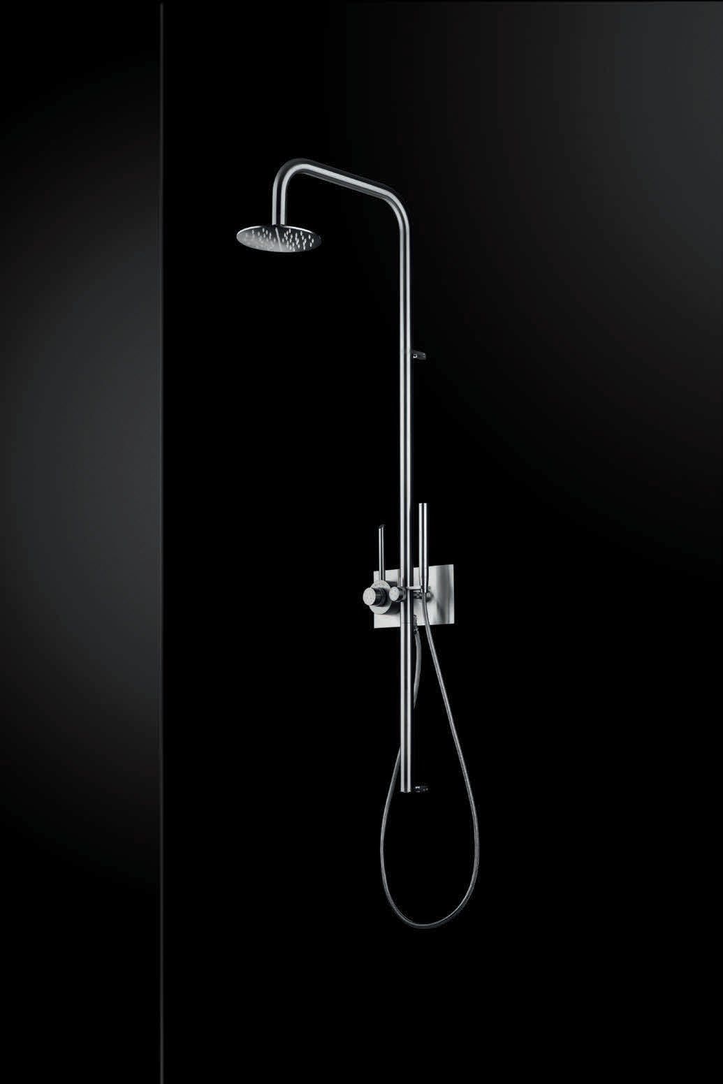 Термостатическая душевая колонна из нержавеющей стали MGS ARCH-00089945 - Вид №1