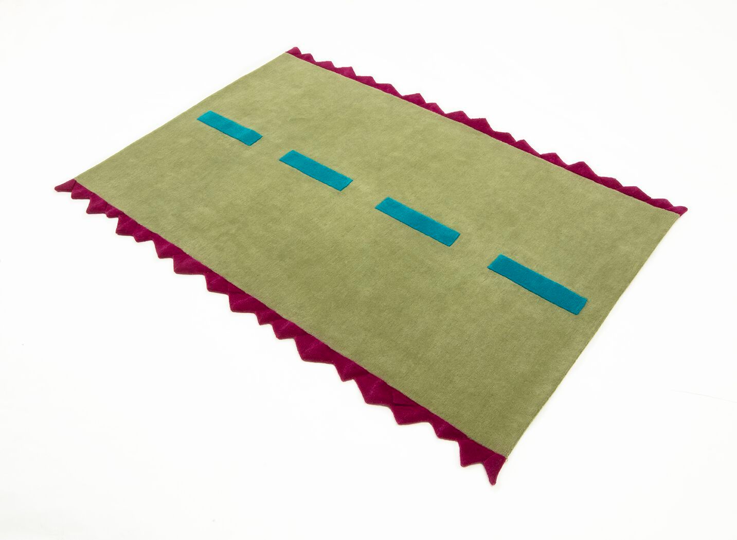 Шерстяной ковер ручной работы Poltronova шоссе ARCH-00133575 - Вид №7