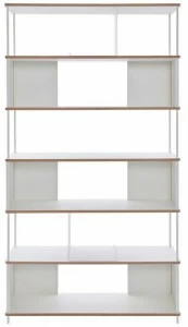 Müller Small Living Модульный открытый книжный шкаф из фанеры