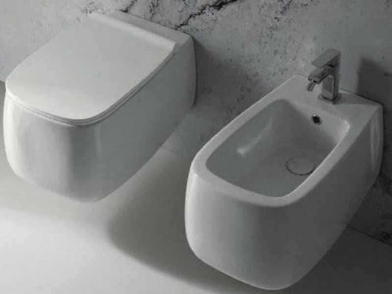 33120101.09 Подвесной унитаз 550х335х450 мм Alice Ceramica Nur безободковый выпуск в стену Белый матовый - Вид №3