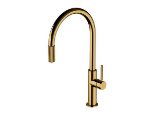 Палуба кухонный смеситель с очистителем