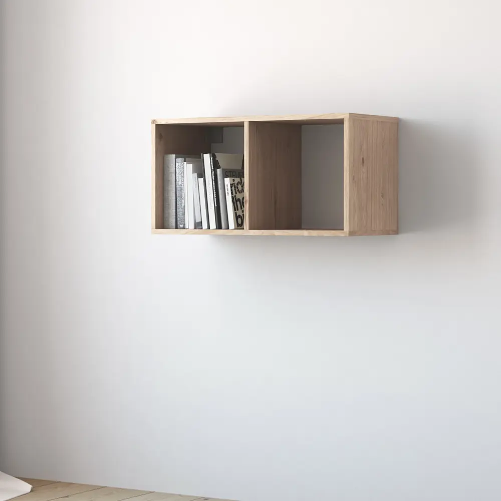 Стеллаж KONSENSA Руан 2 секции 36x70x31.7 см ЛДСП цвет дуб комано STLM-2143634