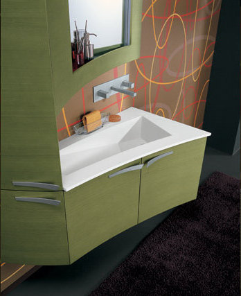 KE33 KENZIA Комплект мебели для ванной комнаты 120 см ARDECO Ardeco S. R. L 42760 - Вид №1