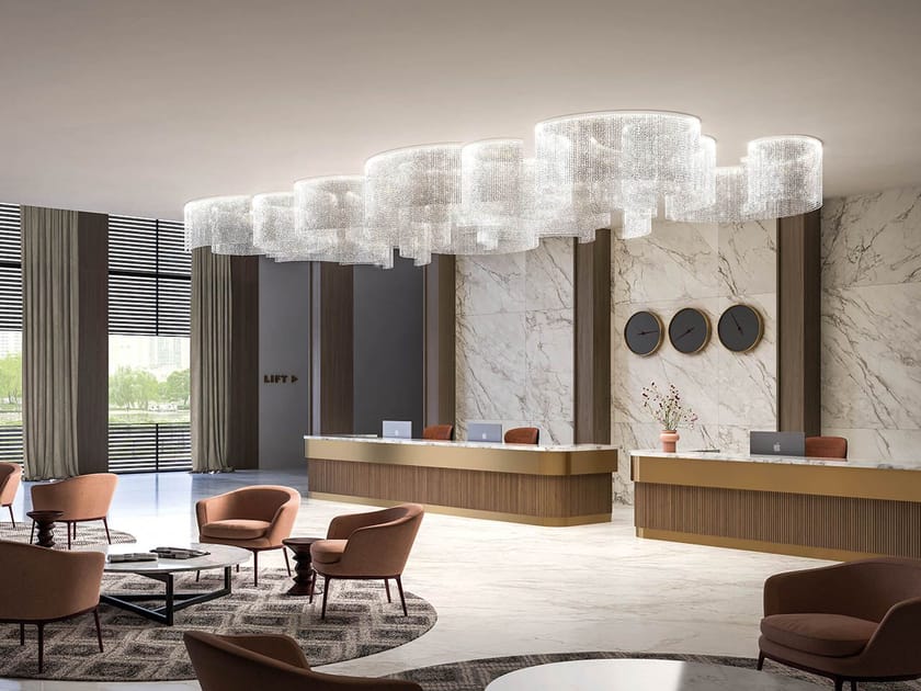 Светодиодный потолочный светильник с кристаллами Masiero Галактика ARCH-00148291